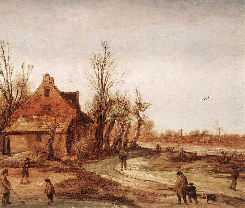 Winter Landscape rt, VELDE, Esaias van de